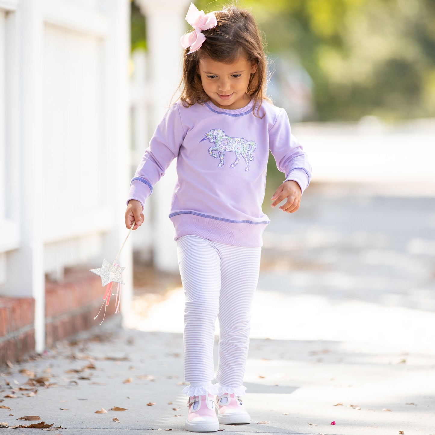 Girls Leggings - Lavender Haze