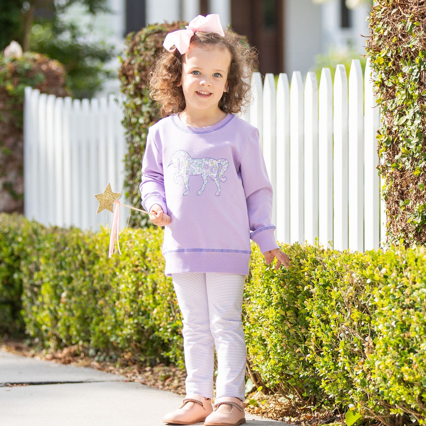 Girls Lavender Haze Sweatshirt - Unicorn