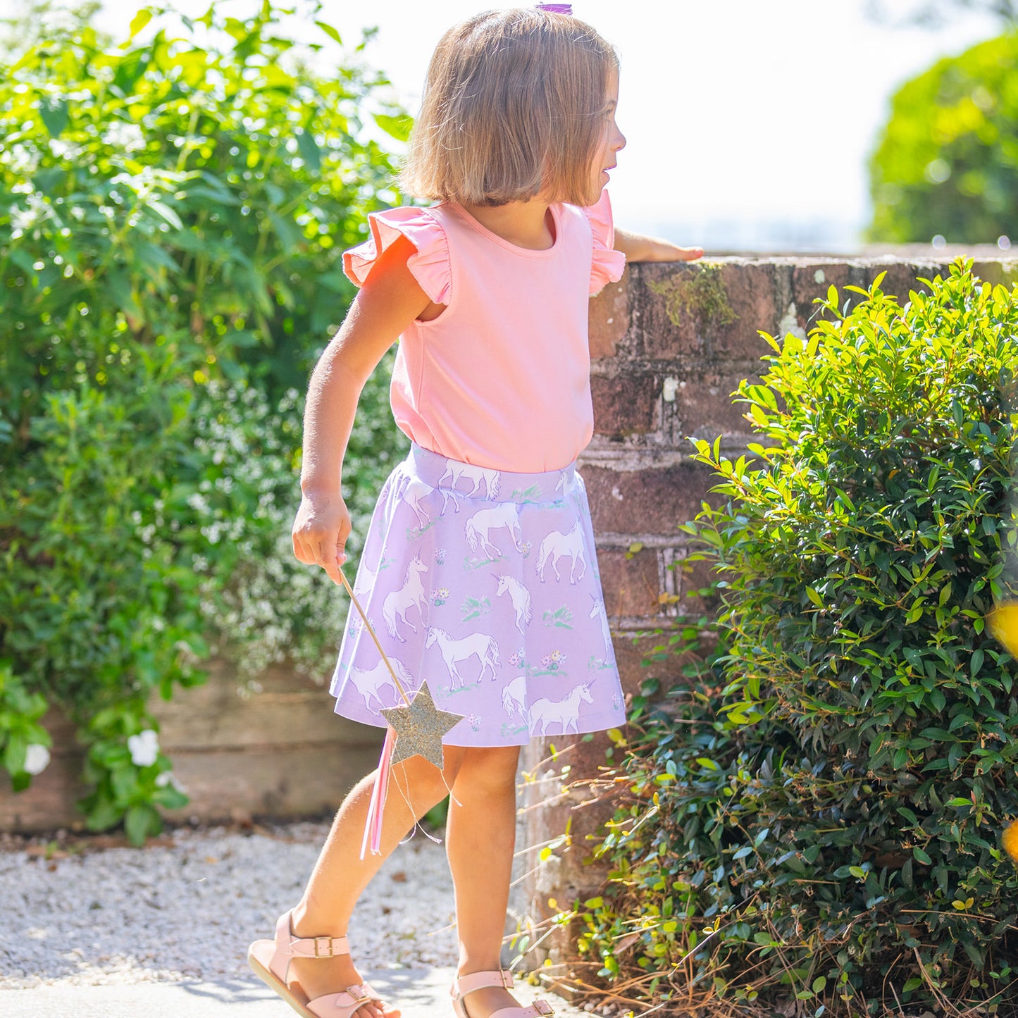 Girls Twirl Skort - Unicorn