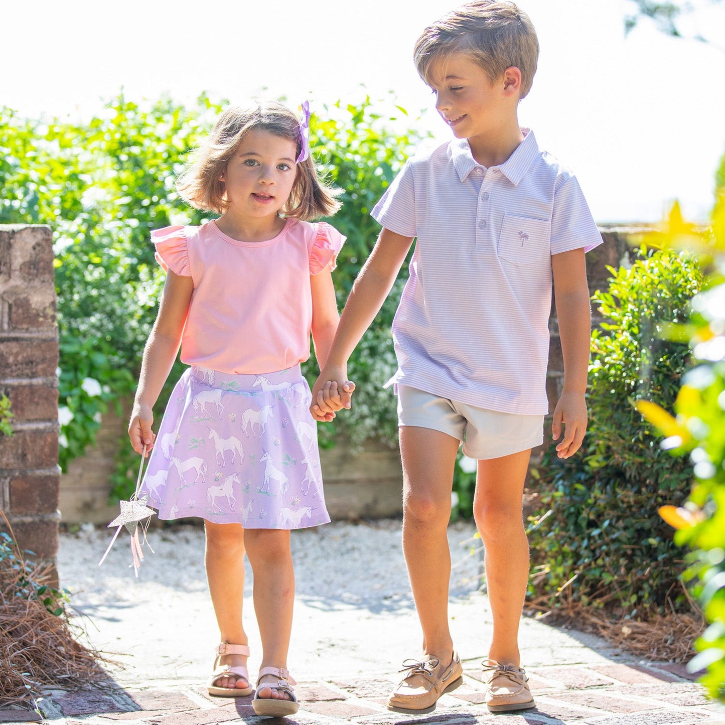 Girls Top - Pawleys Island Pink (SAMPLE)