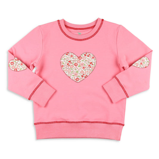 Girls Sweatshirt - Hearts