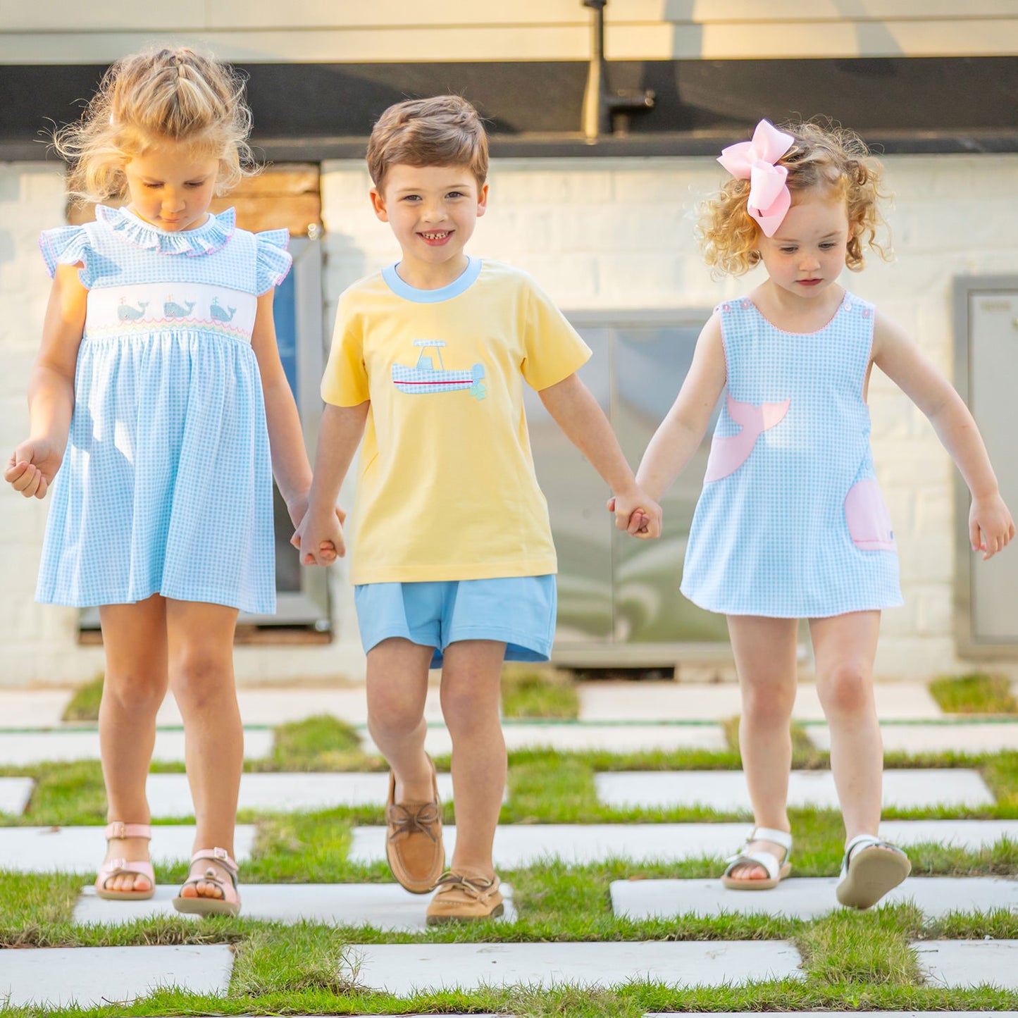 Boys Shrimp Shorts - Alys Beach Blue