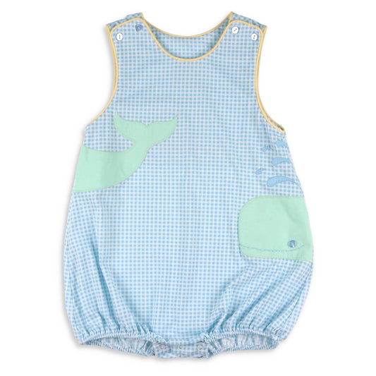 Boys Applique Bubble - Whale Watch