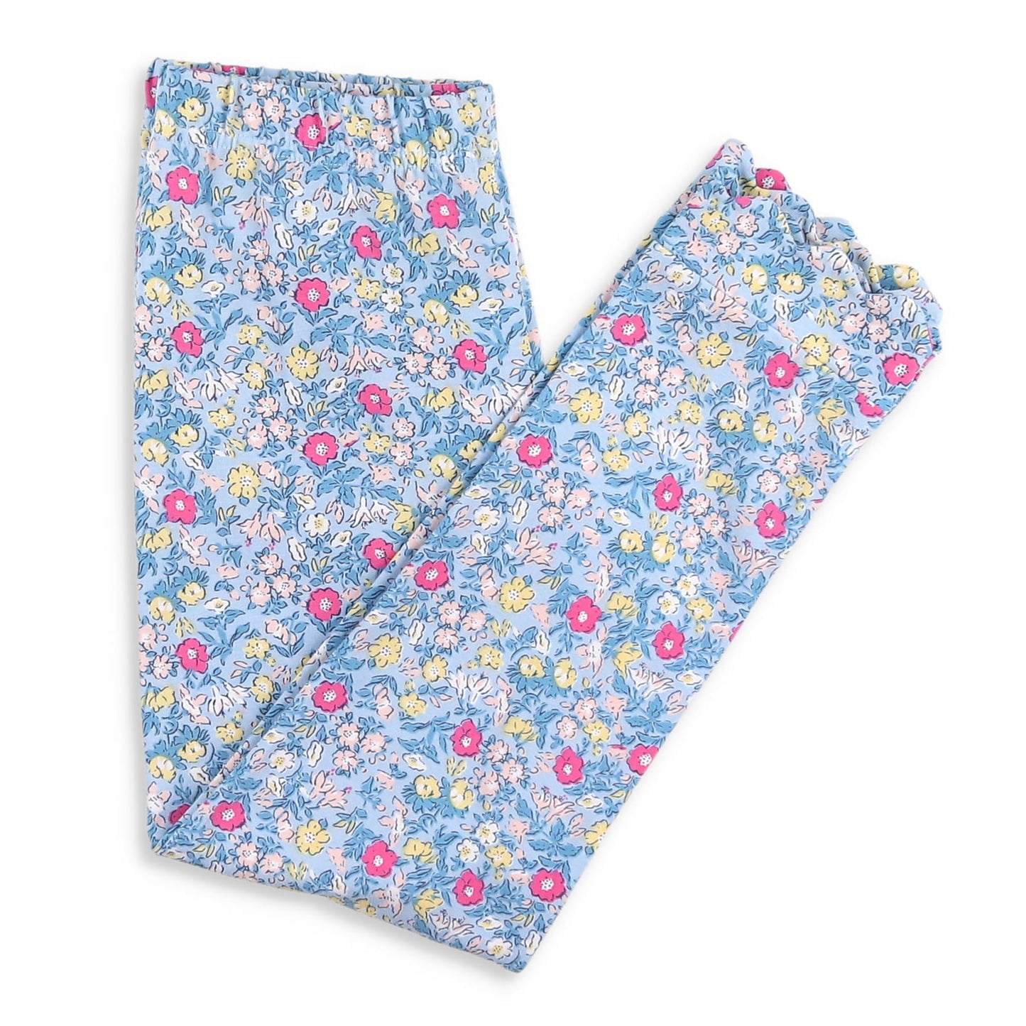 Girls Scallop Leggings - Wildflower