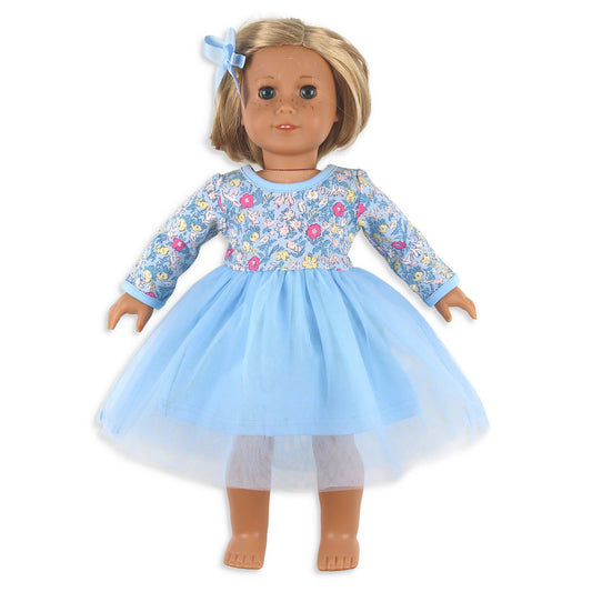 Girls Tutu Doll Dress - Wildflower