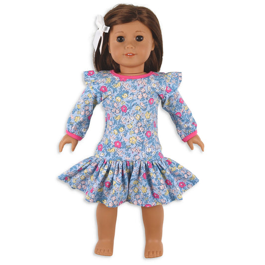 Girls Skirted Doll Dress - Wildflower