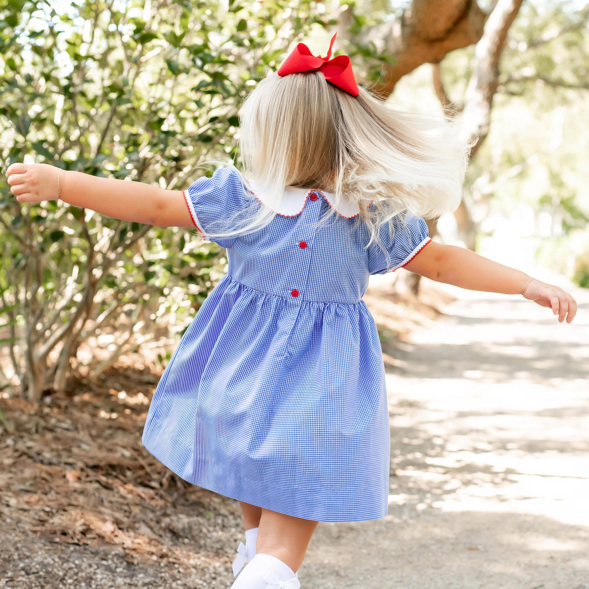 Affordable Smocked Baby + Girls' Dresses from