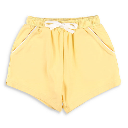 Boys Shrimp Shorts - Yellow Knit