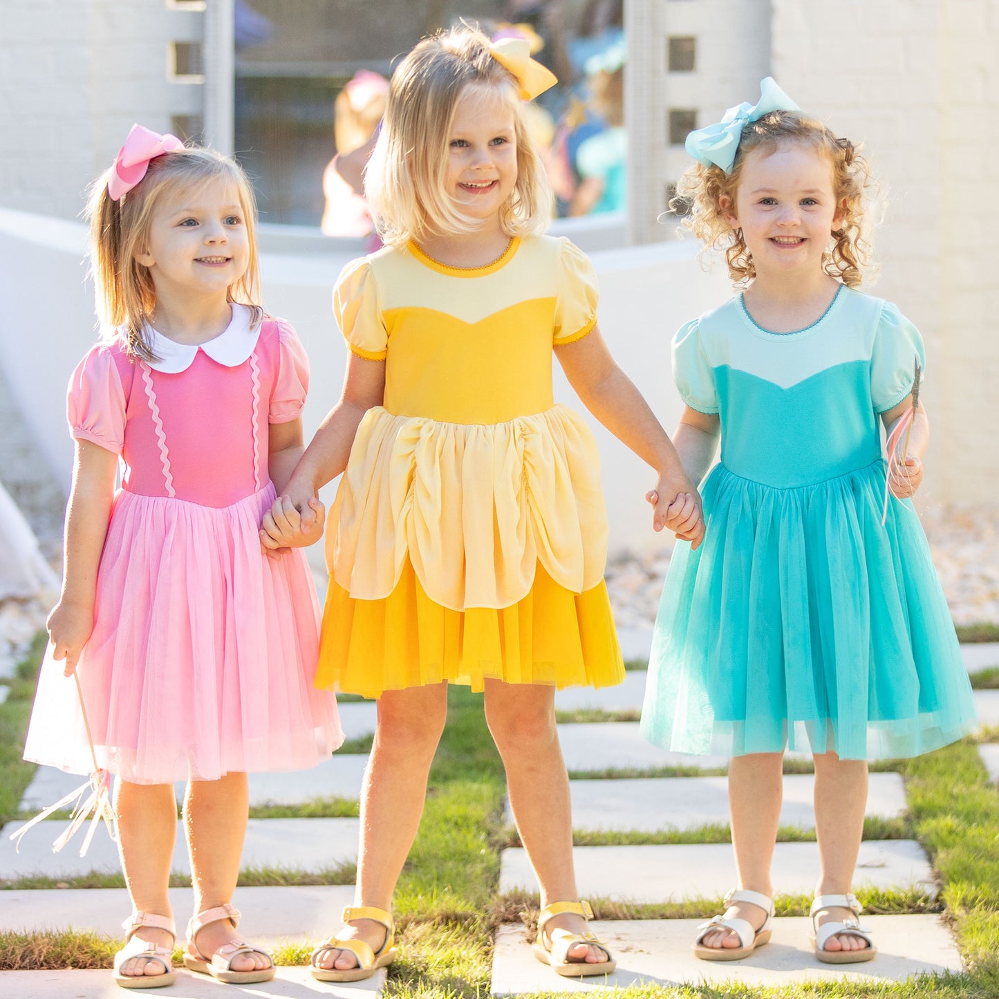 Girls Dress - Yellow Princess