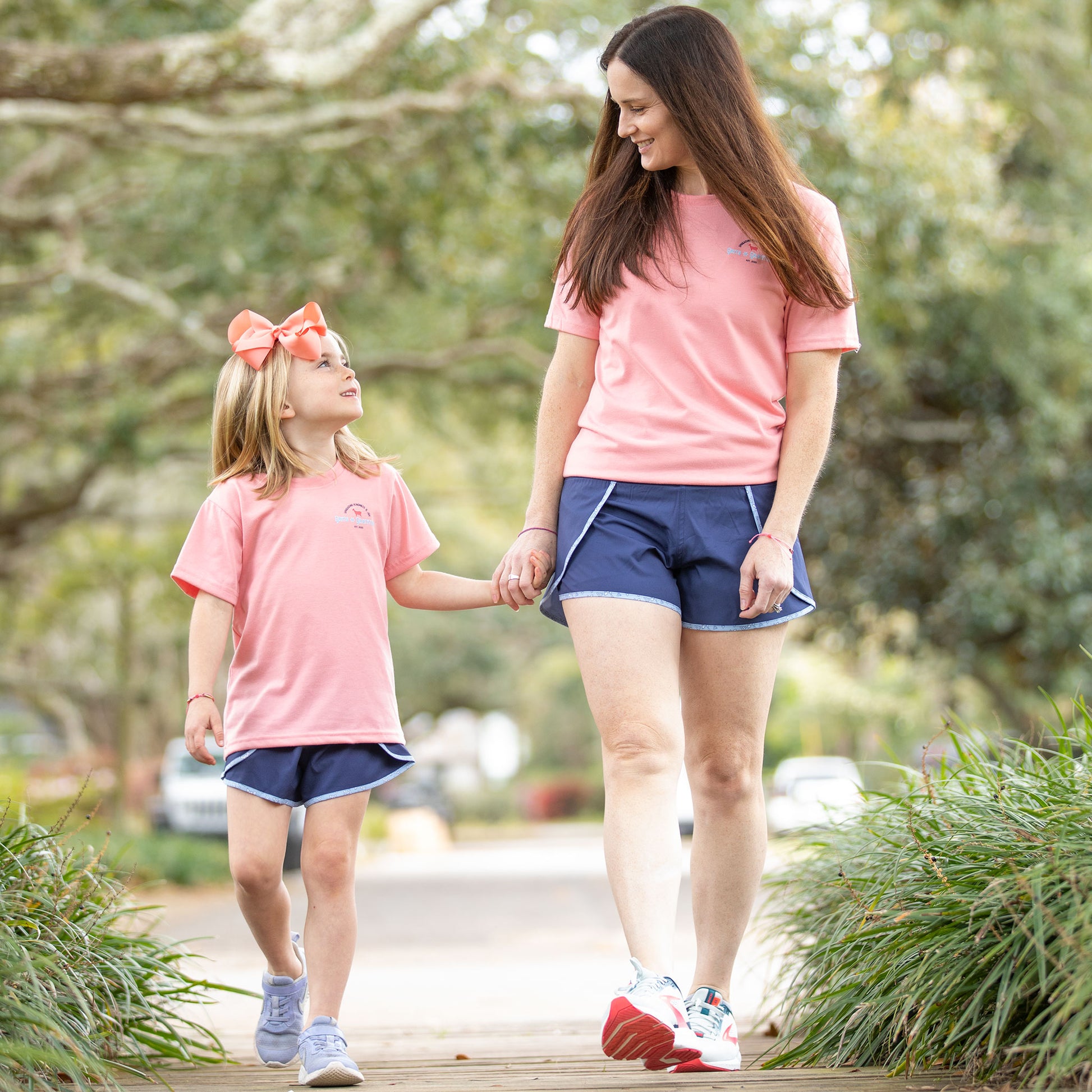 Blue Magnolia Girl's Track Shorts