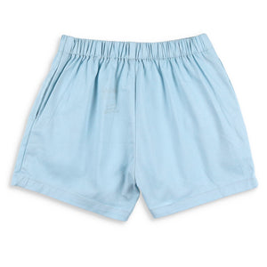 Blue Twill Shorts