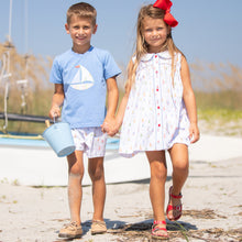 Load image into Gallery viewer, brother and sister holding hands at the beach