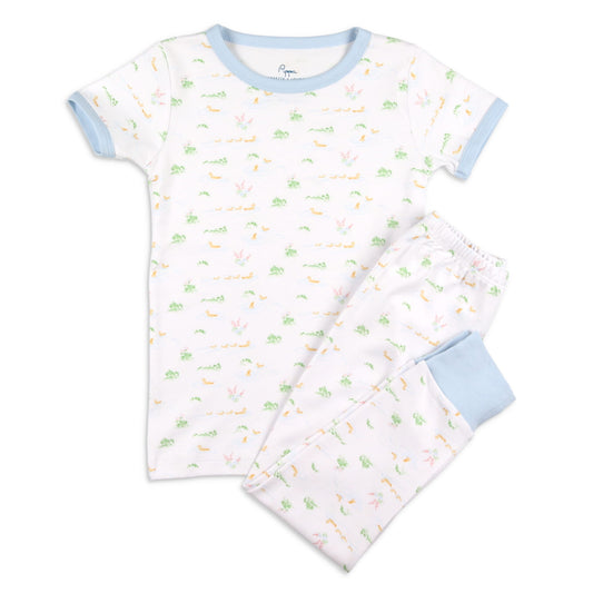 Ducky Blue Pima Loungewear Set