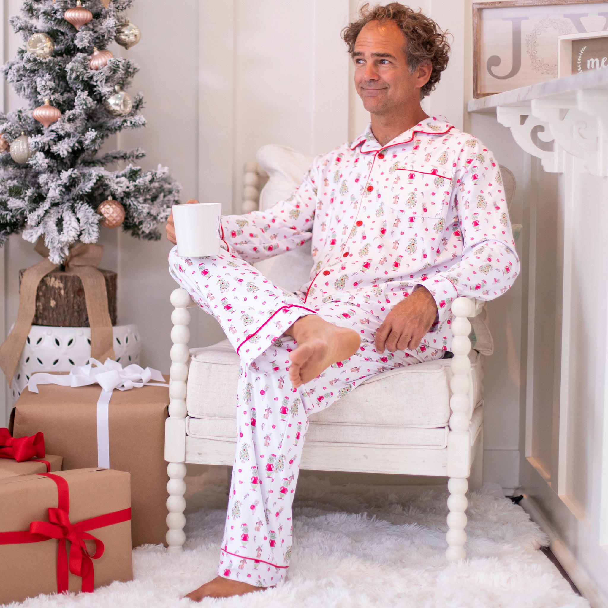 Mens best sale grinch pyjamas