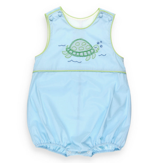 Turtles All The Way Embroidered Bubble