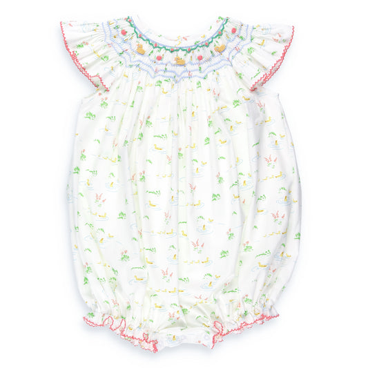 Lily Pad Smocked Bubble