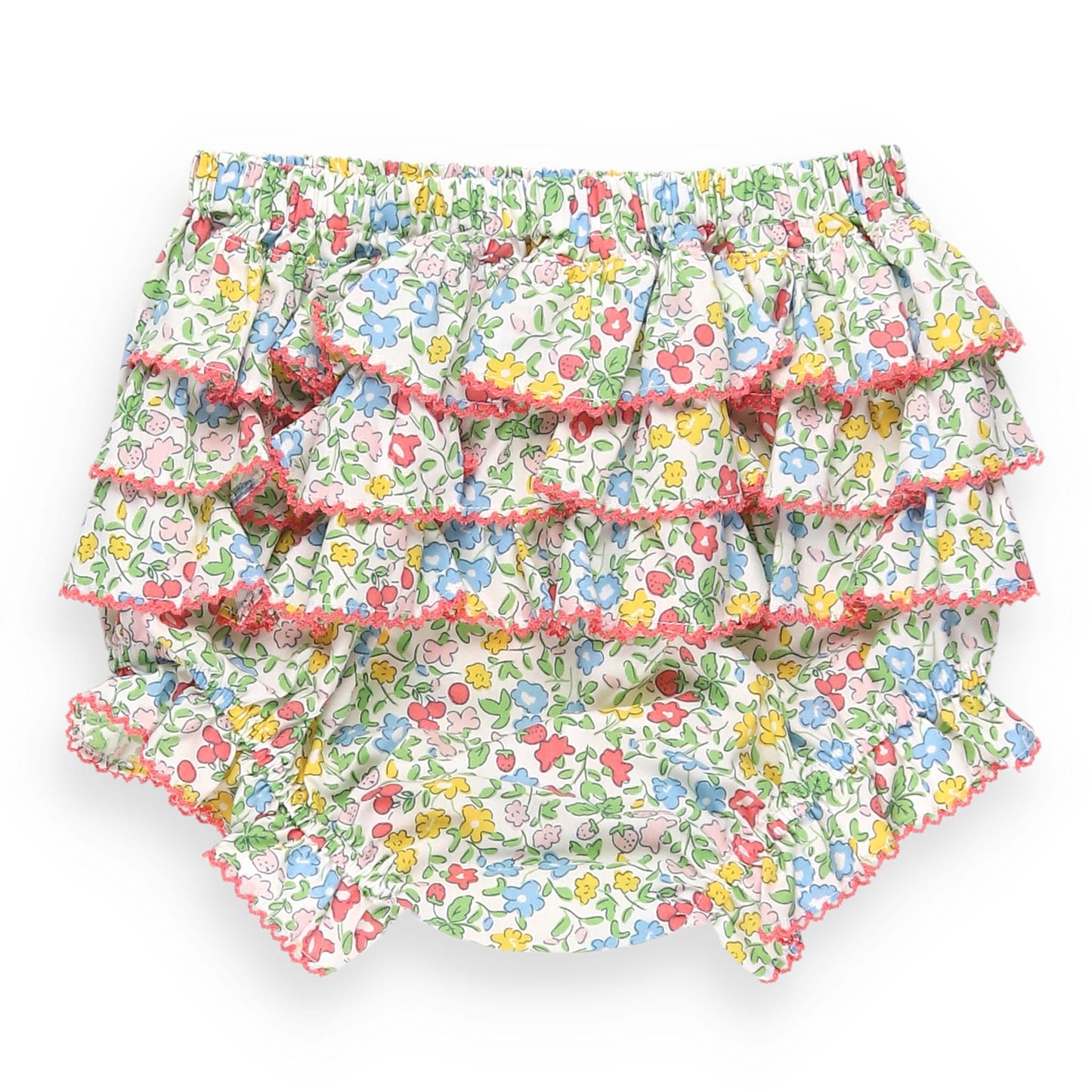 flowered ruffle bloomers