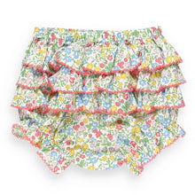 Load image into Gallery viewer, flowered ruffle bloomers