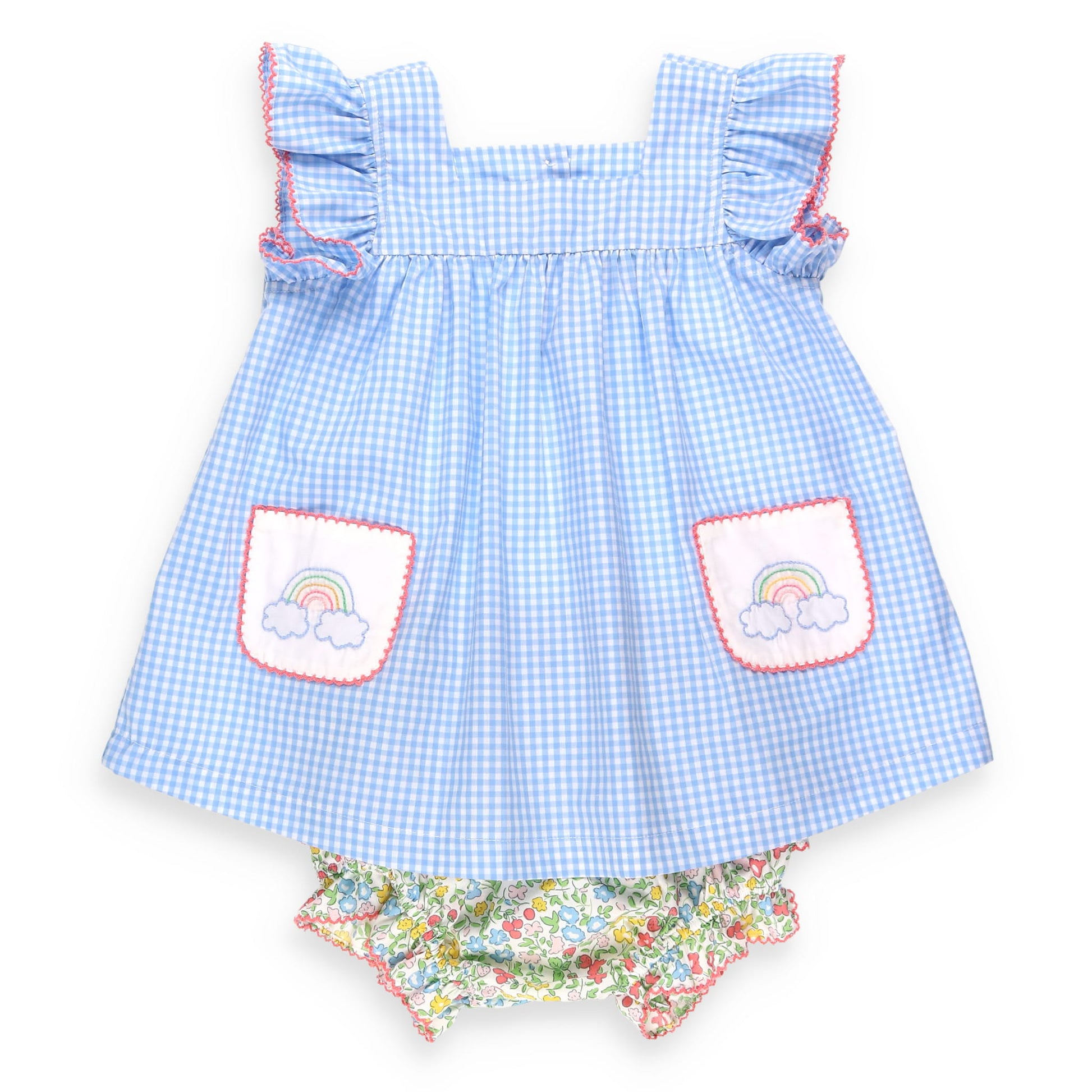 Sunny Rainbow Embroidered Set