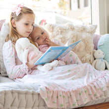 Load image into Gallery viewer, 2 little girls reading a book together on a couch