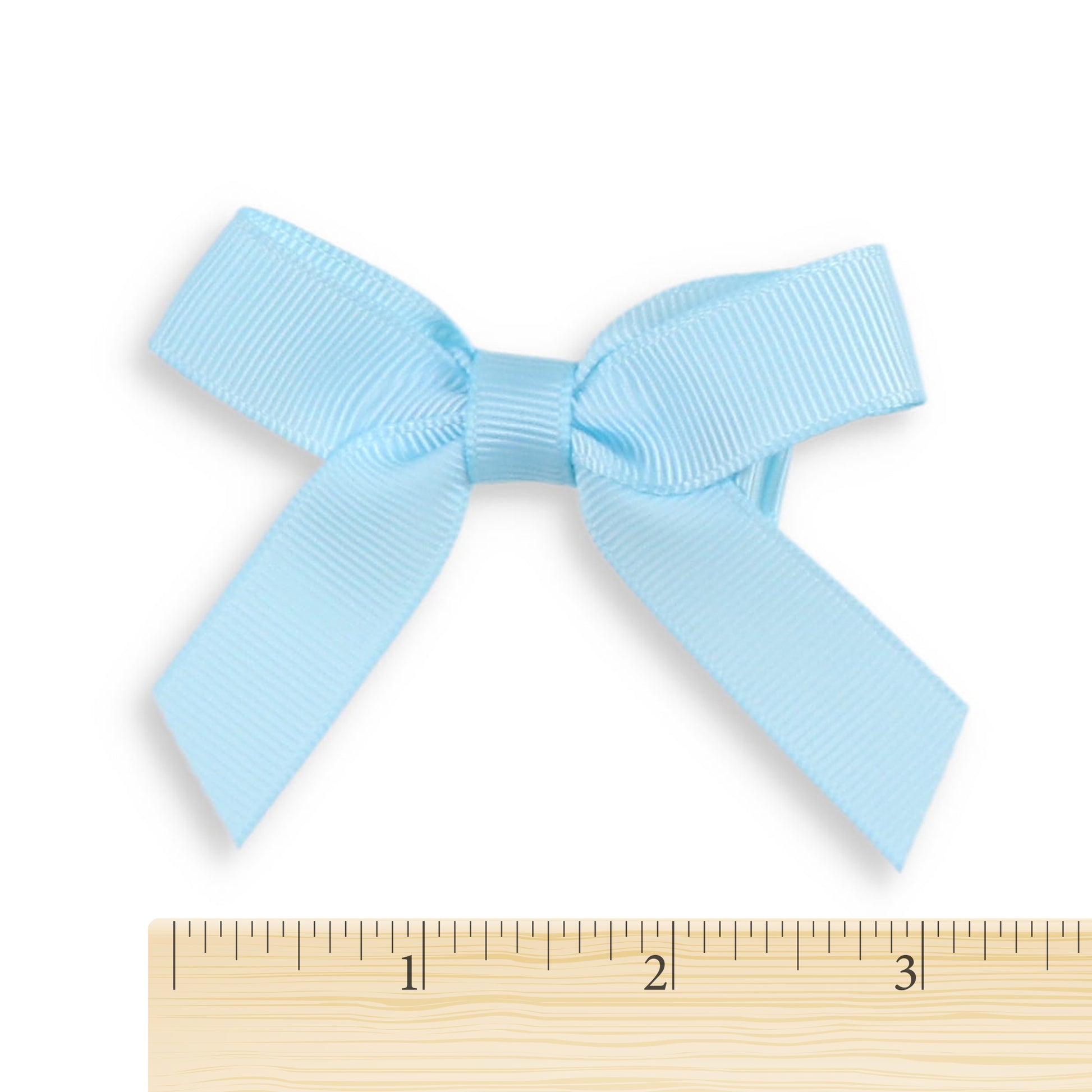 Satin Ribbon Hair Bow with Alligator Clip Dressy Large Bow for Hair, Light Blue