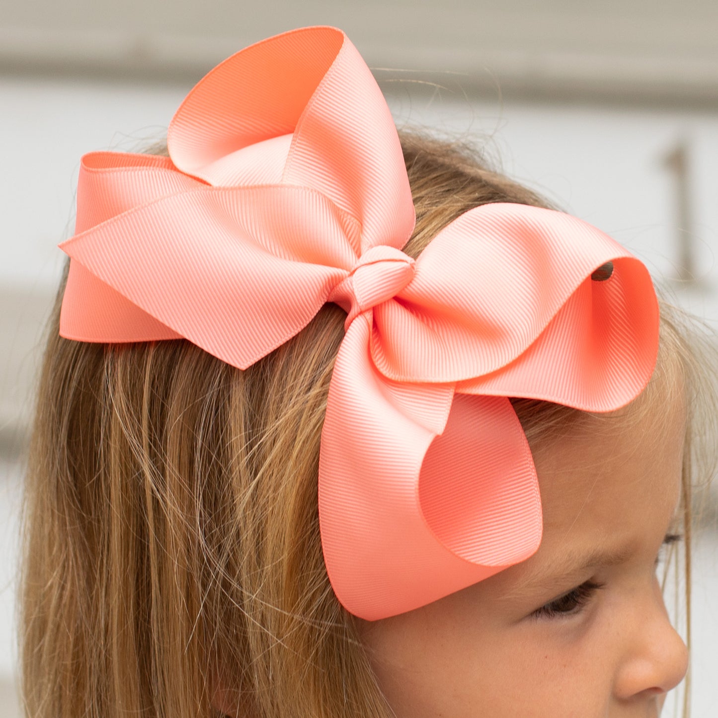 Light Coral Biggie Bow