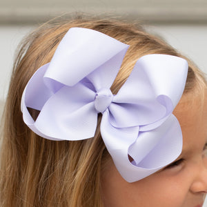 Lilac Biggie Bow