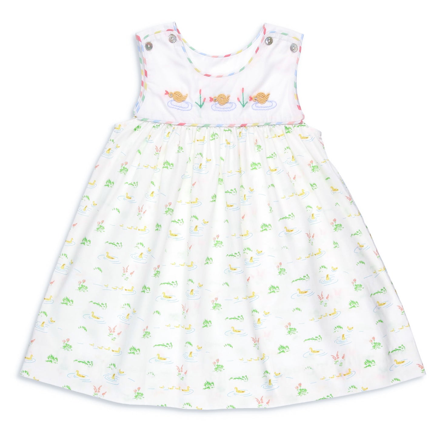 Lily Pad Embroidered Dress