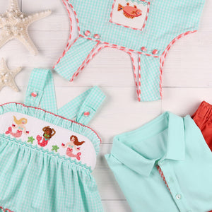flatlay of childrens clothing
