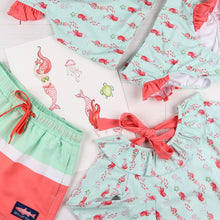 Load image into Gallery viewer, flatlay of children&#39;s swimwear