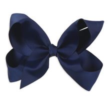 Load image into Gallery viewer, Navy Biggie Bow