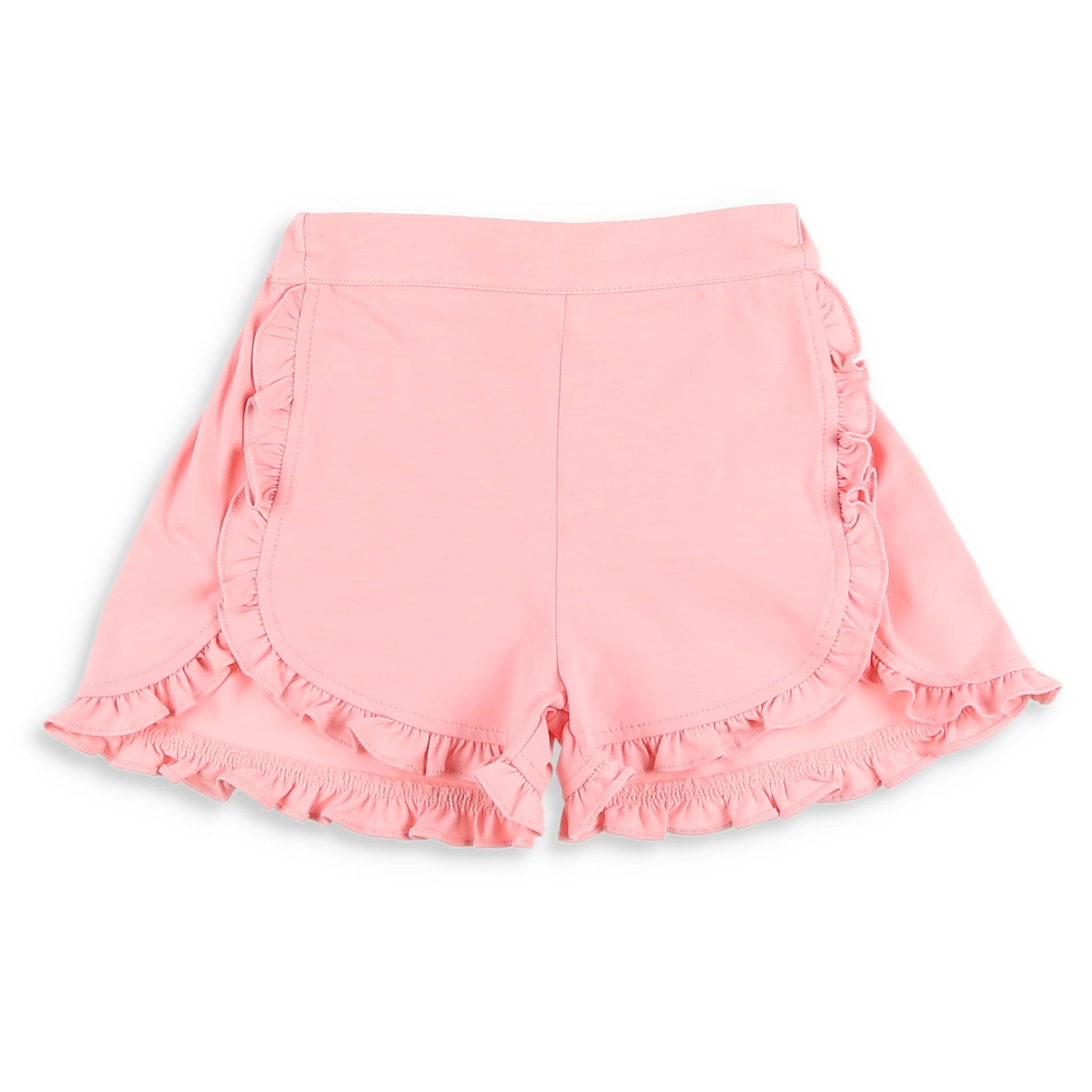 pink frilly shorts