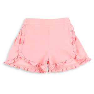 Tinley Pink Ruffle Shorts