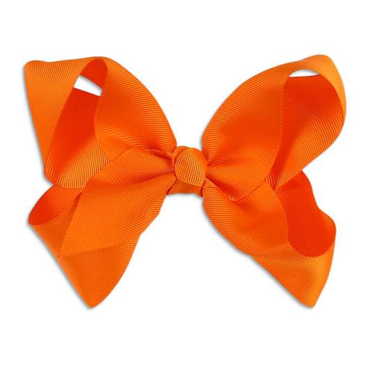 Orange Biggie Bow