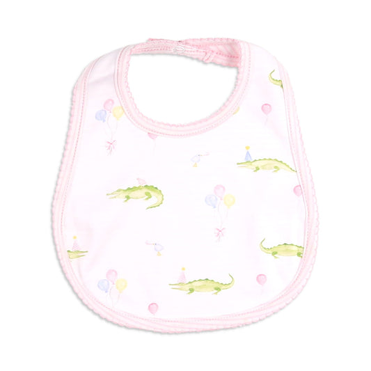 Pink Party Animals Pima Bib