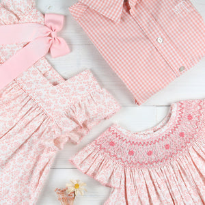 flatlay of Easter clothes