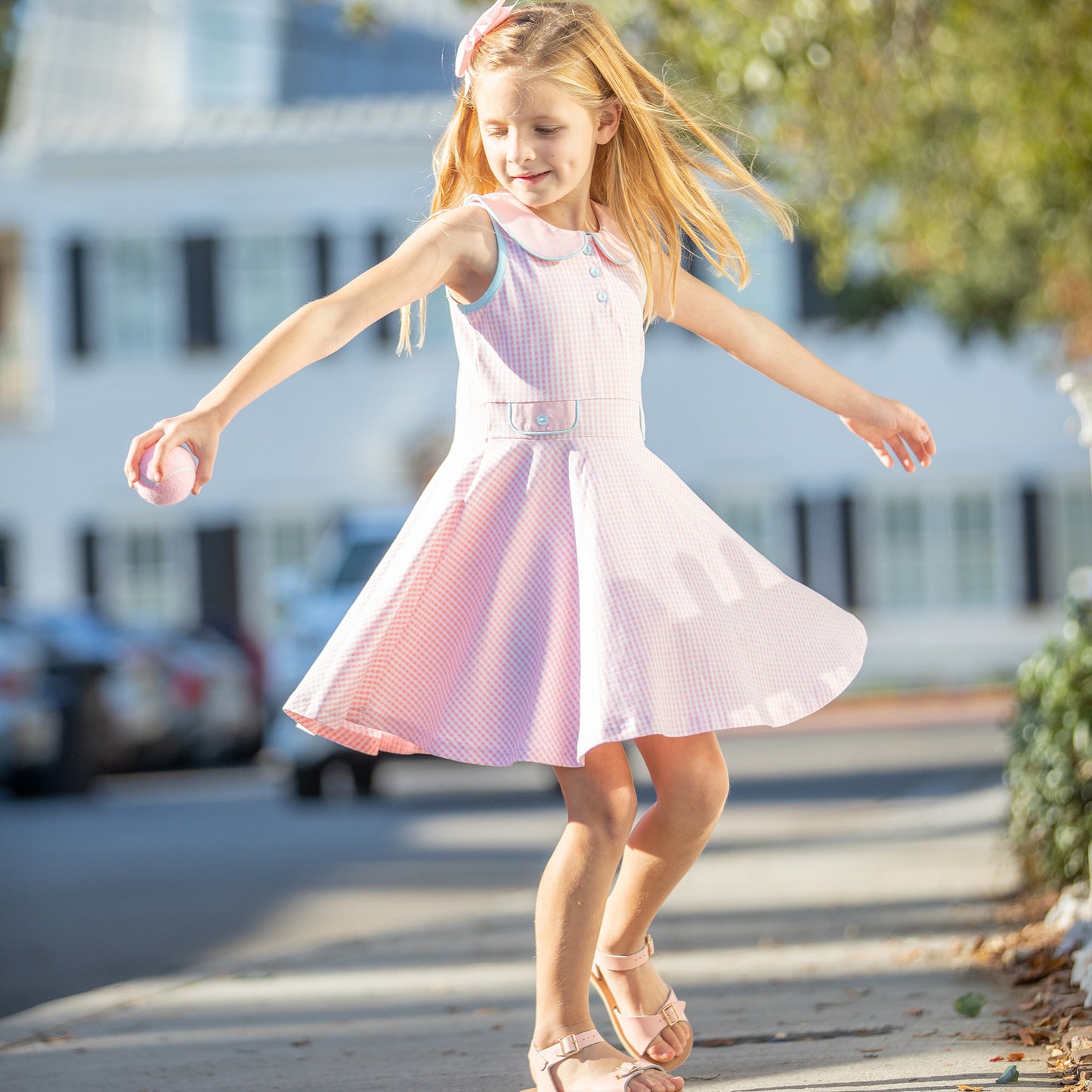 little twirling in Tennis Club Twirl Dress