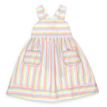 Load image into Gallery viewer, Yacht Club Stripe Bow Back Dress