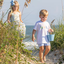 Load image into Gallery viewer, little boy and his sister walking on a beach path