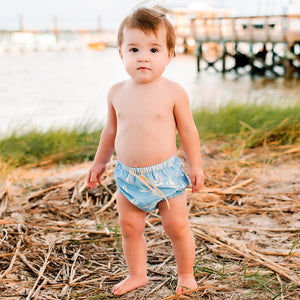 little baby in Catalina Swim Diaper Cover