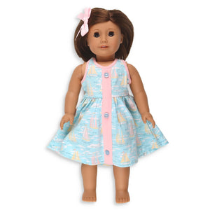 Laguna Twirl Dress - Doll Dress