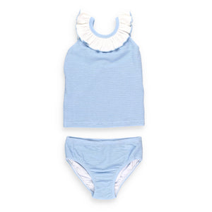 Girls Light Blue Skye Tankini