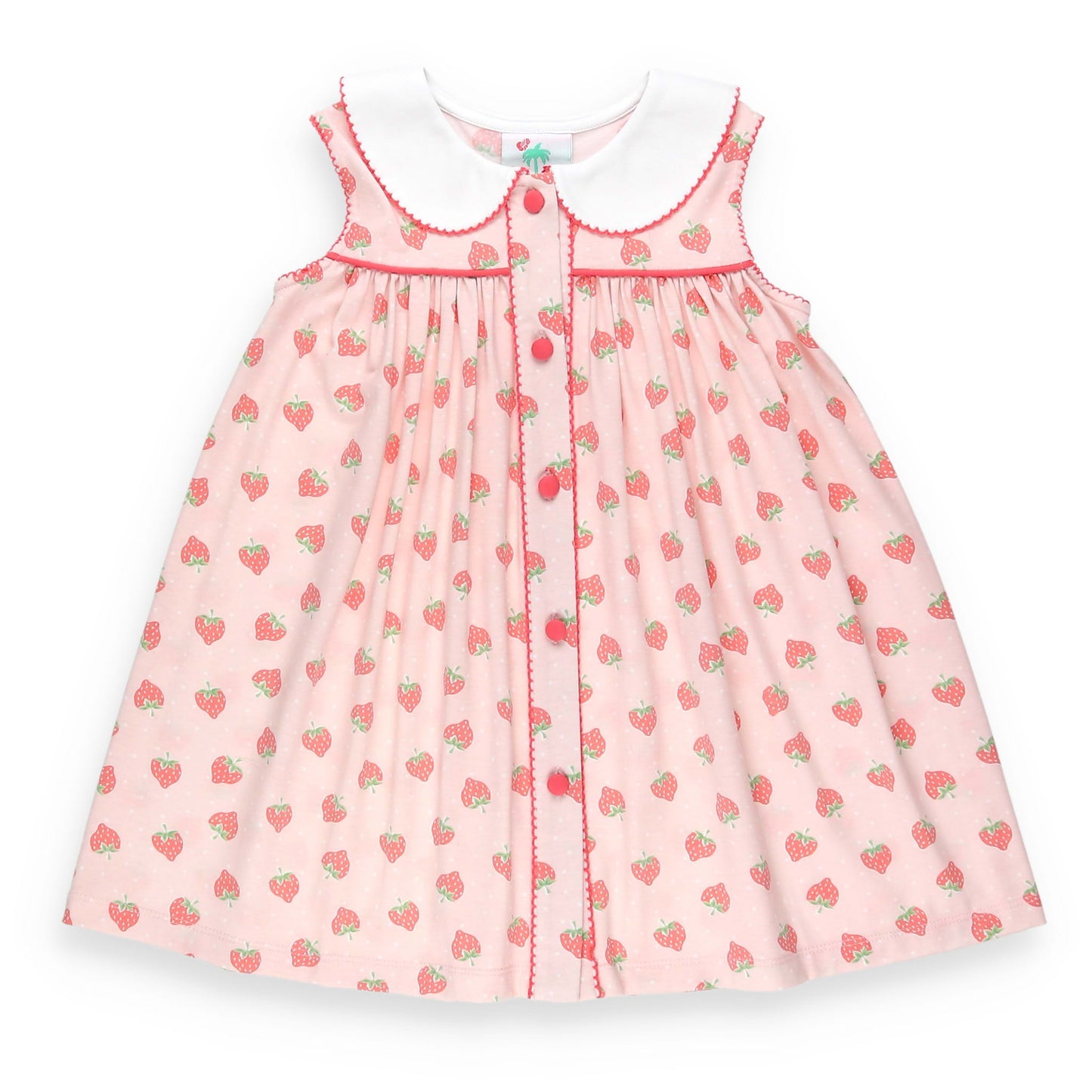 Strawberry Pickin’ Collared Dress 