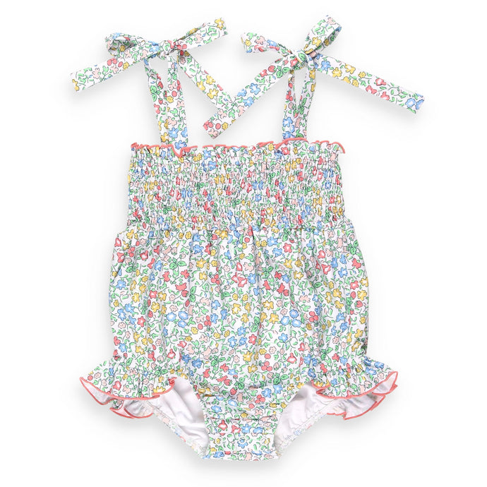 Sunny Floral Bubble Swim Suit