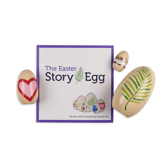 The Easter Story Book & Eggs Set