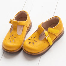 Load image into Gallery viewer, Mustard T-Strap Mary Janes