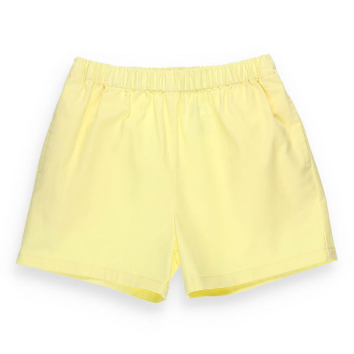 Yellow Twill Shorts